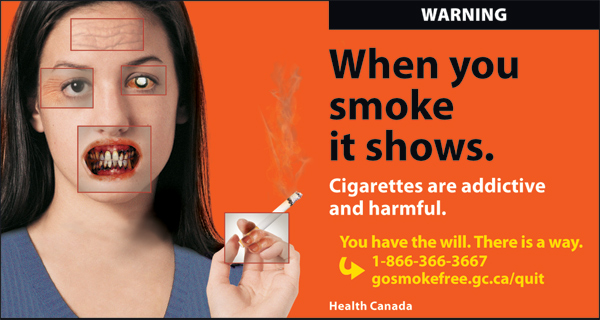 Canada 2012 Health Effects other - targets young women, physical effects of smoking - eng